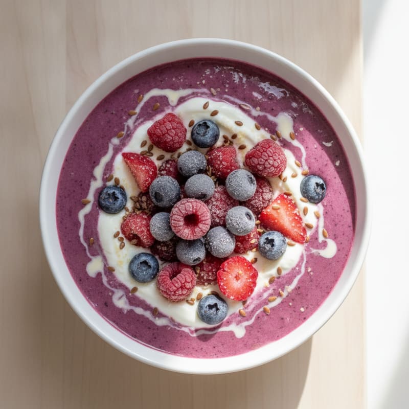 Mixed Berry Breakfast Protein Shake