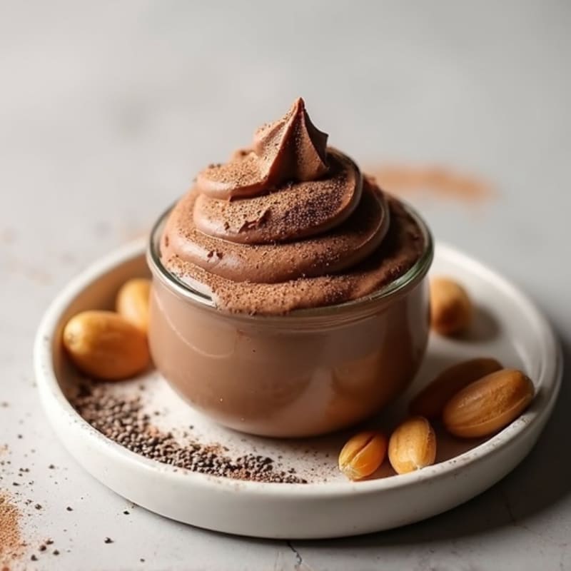 Chocolate Peanut Butter Protein Mousse