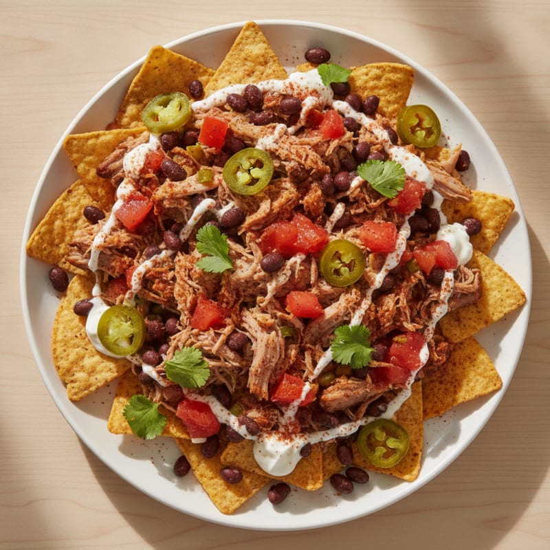 Smoky Pulled Pork Nachos