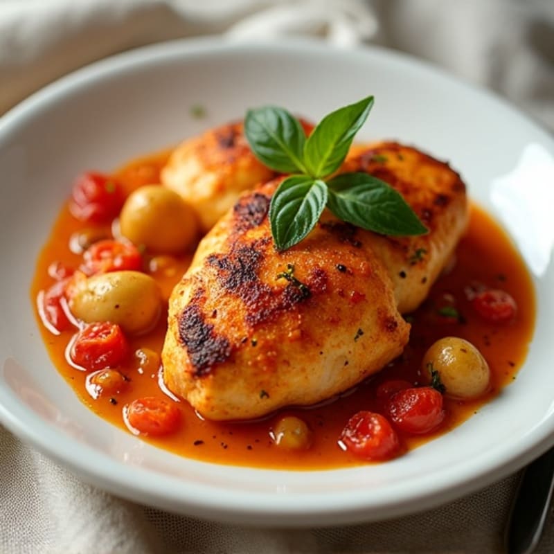 Creamy Spiced Chicken with Tomato Sauce