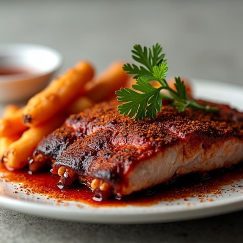 Sweet-Smoky Dry-Rubbed Baby Back Ribs