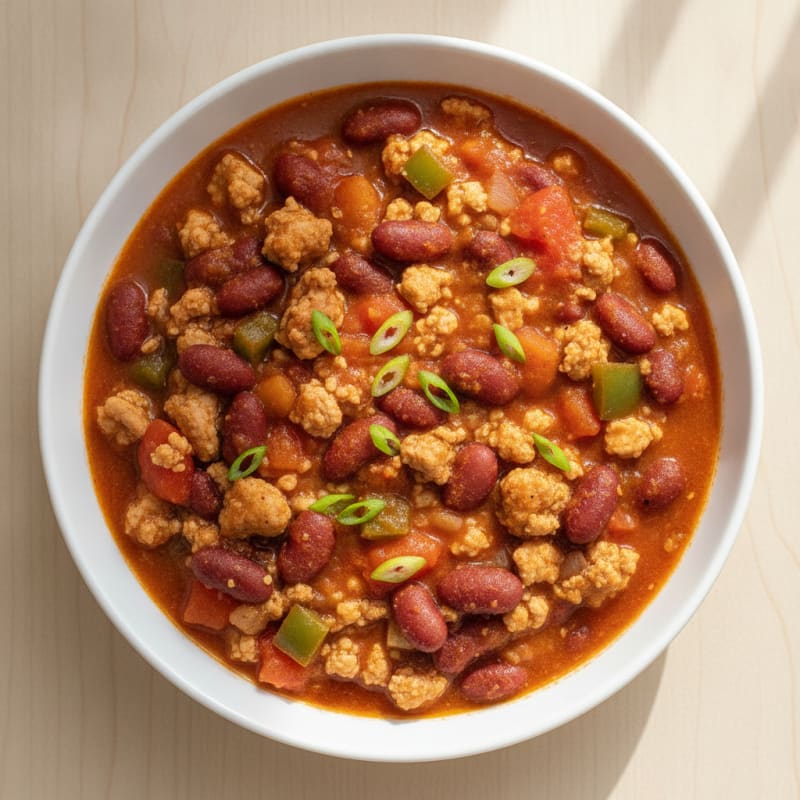 Hearty Turkey and Bean Chili