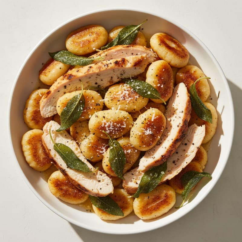 Creamy Ricotta Gnocchi with Sage Butter