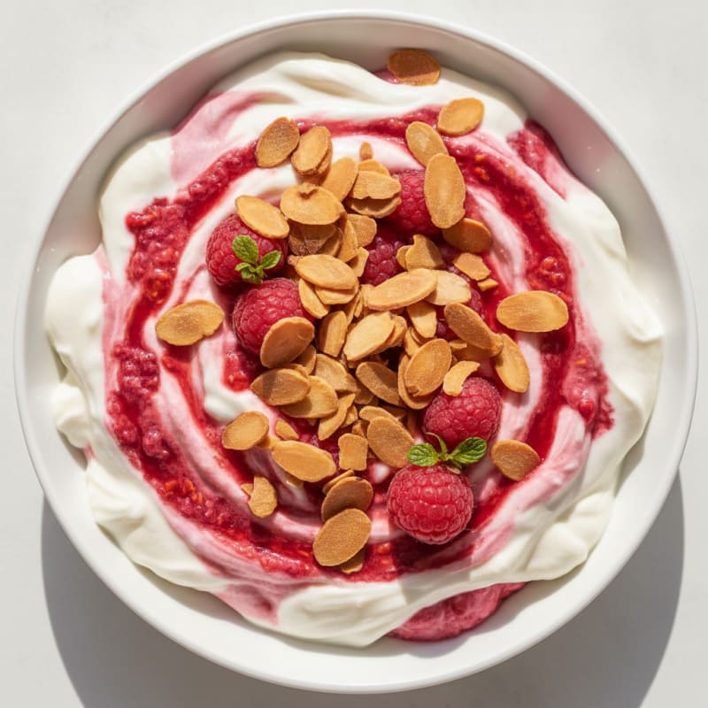 Silky Greek Yogurt Protein Pudding with Berries