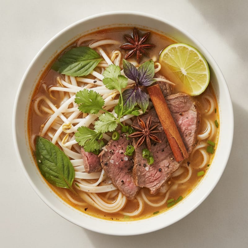 Classic Beef Pho Noodle Soup