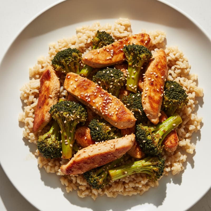 Teriyaki Chicken and Broccoli Stir-Fry