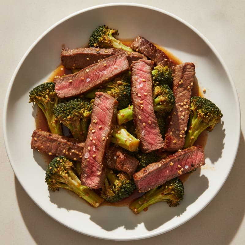 Sesame Beef & Broccoli Stir-Fry