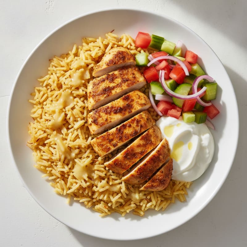 Chicken Shawarma Rice Bowl