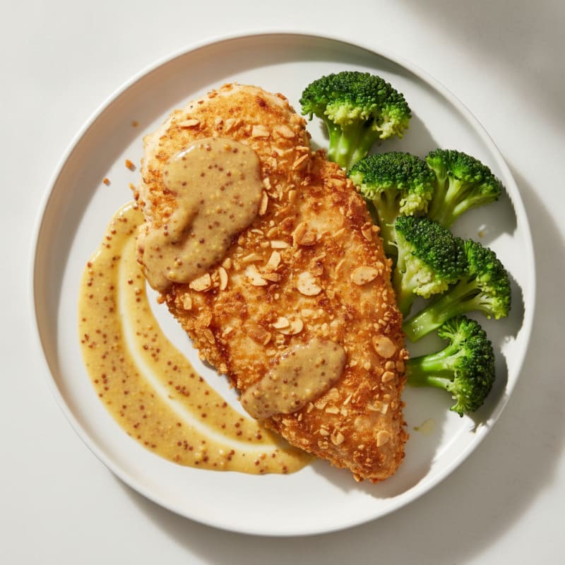 Buttermilk Fried Chicken with Honey Mustard