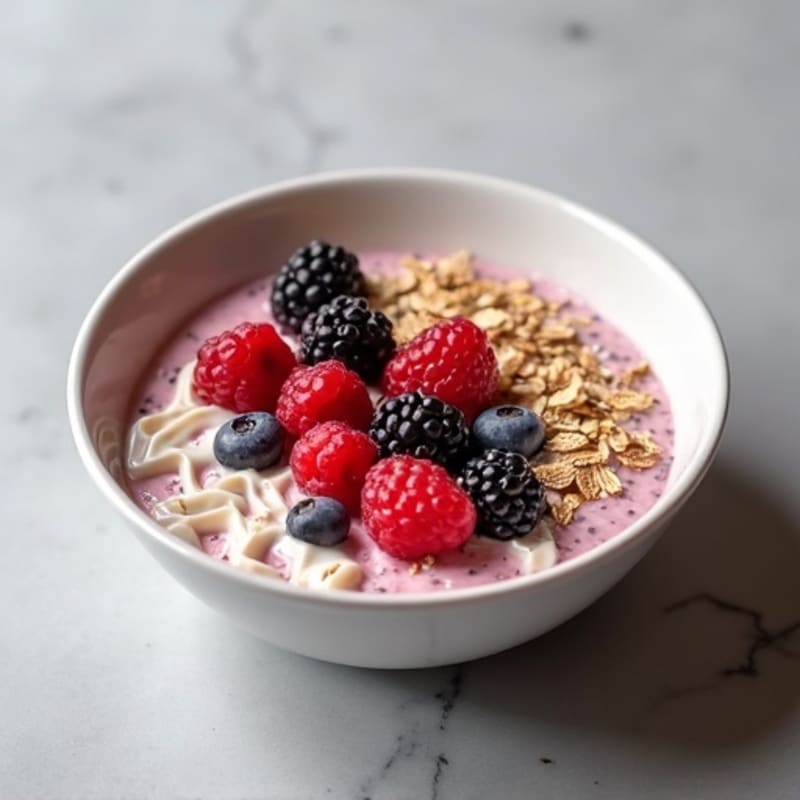 Creamy Berry Overnight Oats
