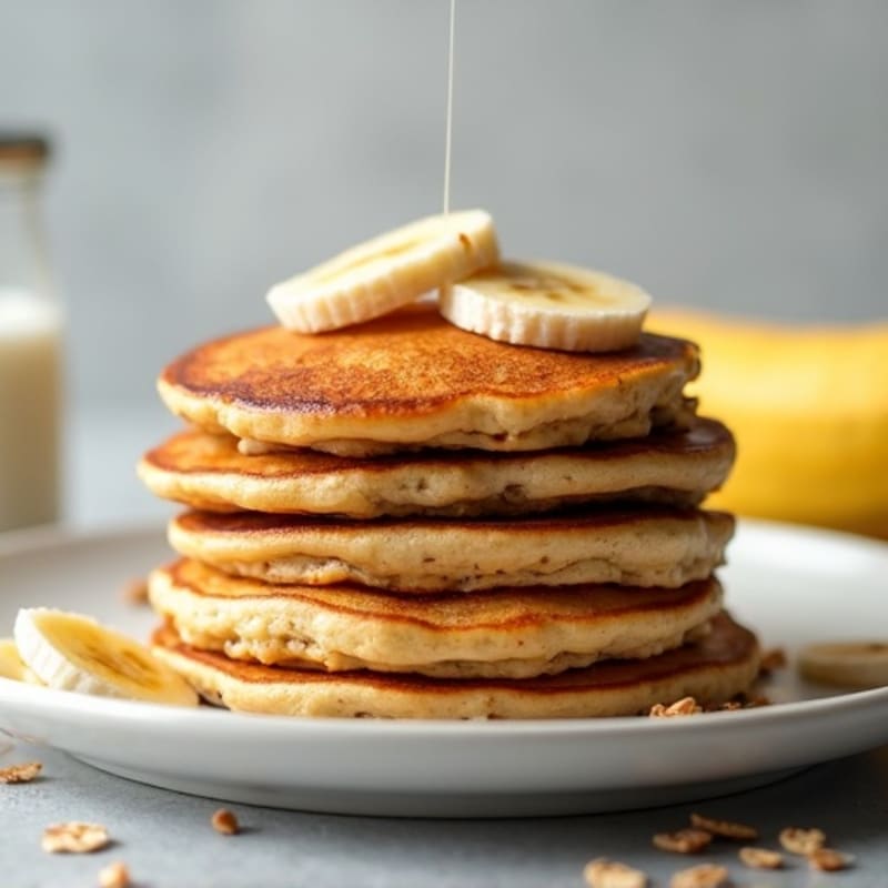 Protein-Packed Banana Oat Pancakes