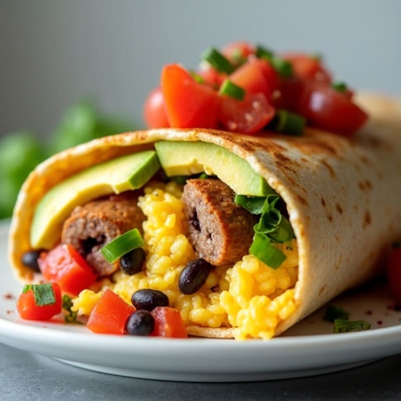Protein-Packed Southwest Breakfast Burrito