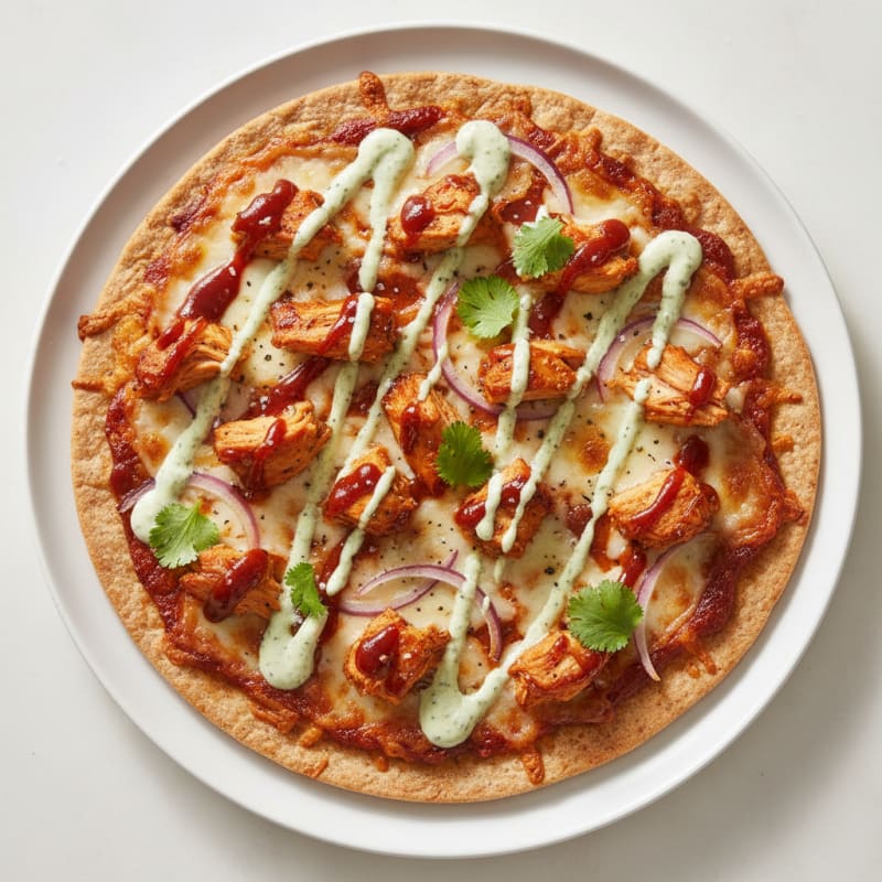 Crispy BBQ Ranch Chicken Pizza