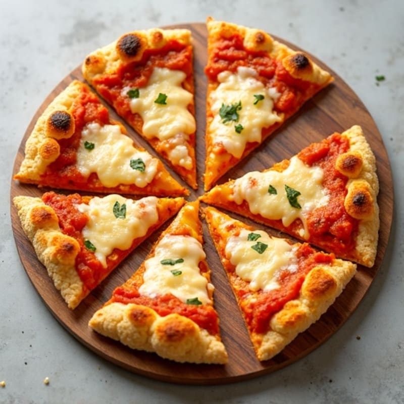 Crispy Buffalo Chicken Cauliflower Crust Pizza