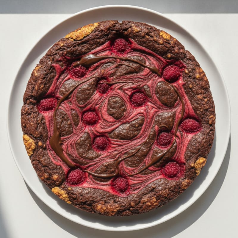 Red Velvet Swirl Brownie Bake