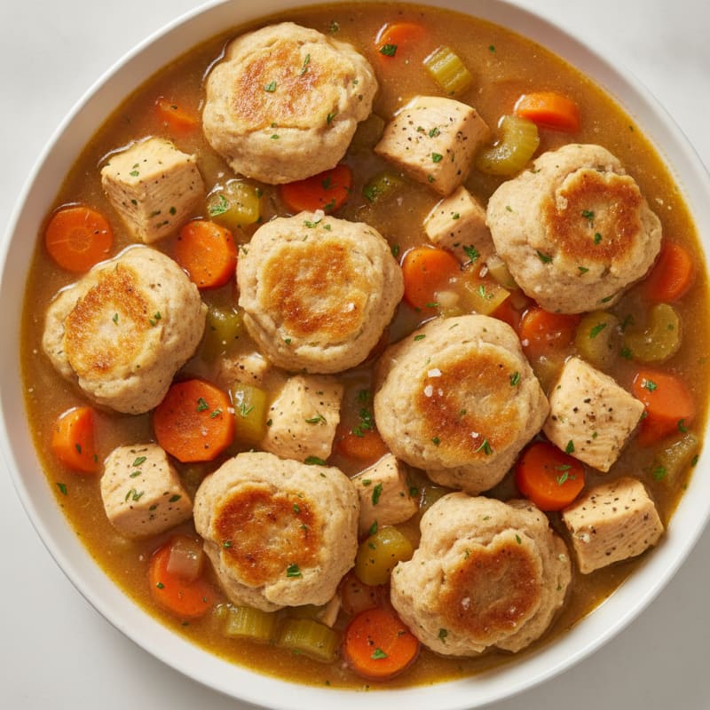 Homestyle Chicken and Herb Dumplings