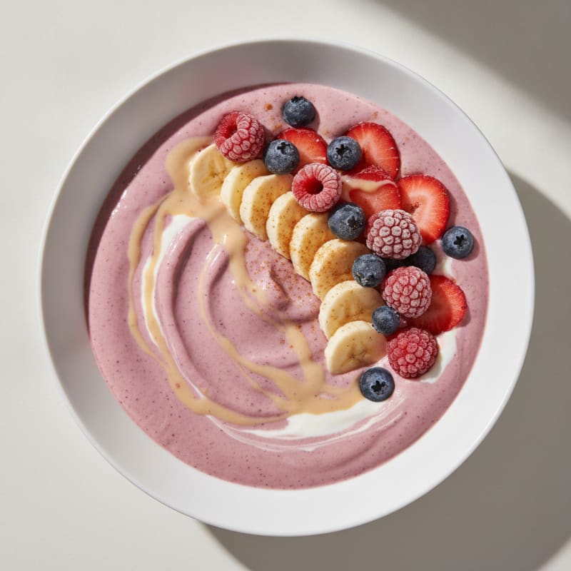 Protein-Packed Oat Milk Berry Smoothie