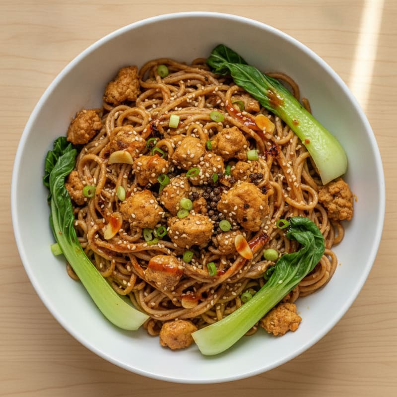 Spicy Sichuan Dan Dan Noodles