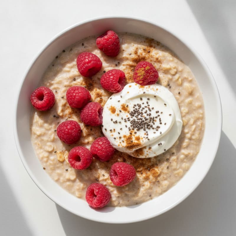 Sweet Whey Protein Oatmeal Bowl