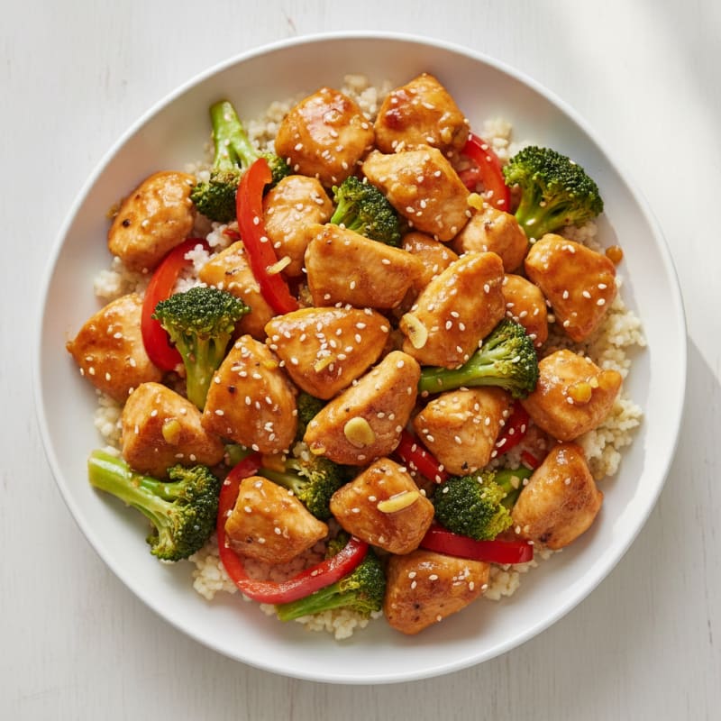 Orange Glazed Chicken Stir-Fry