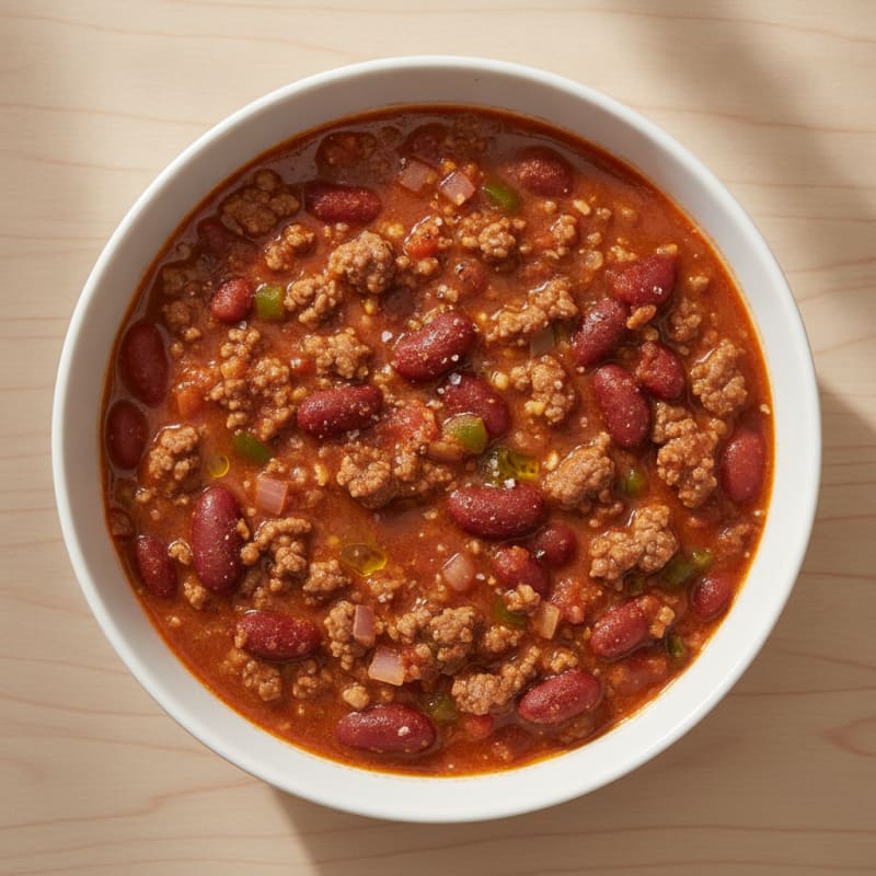 Ground Beef and Bean Chili