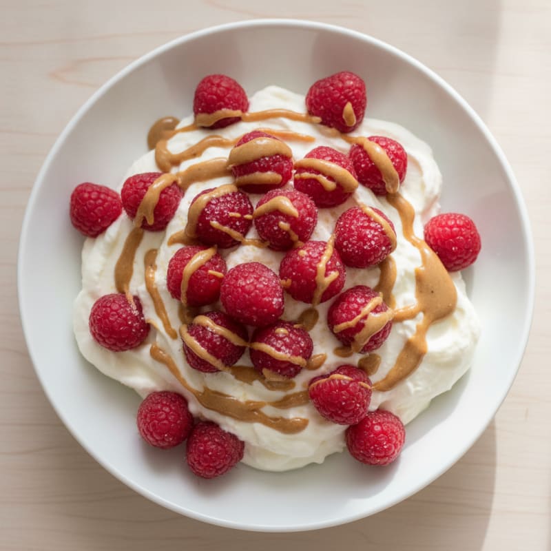 Silky Greek Yogurt Protein Mousse with Fresh Berries