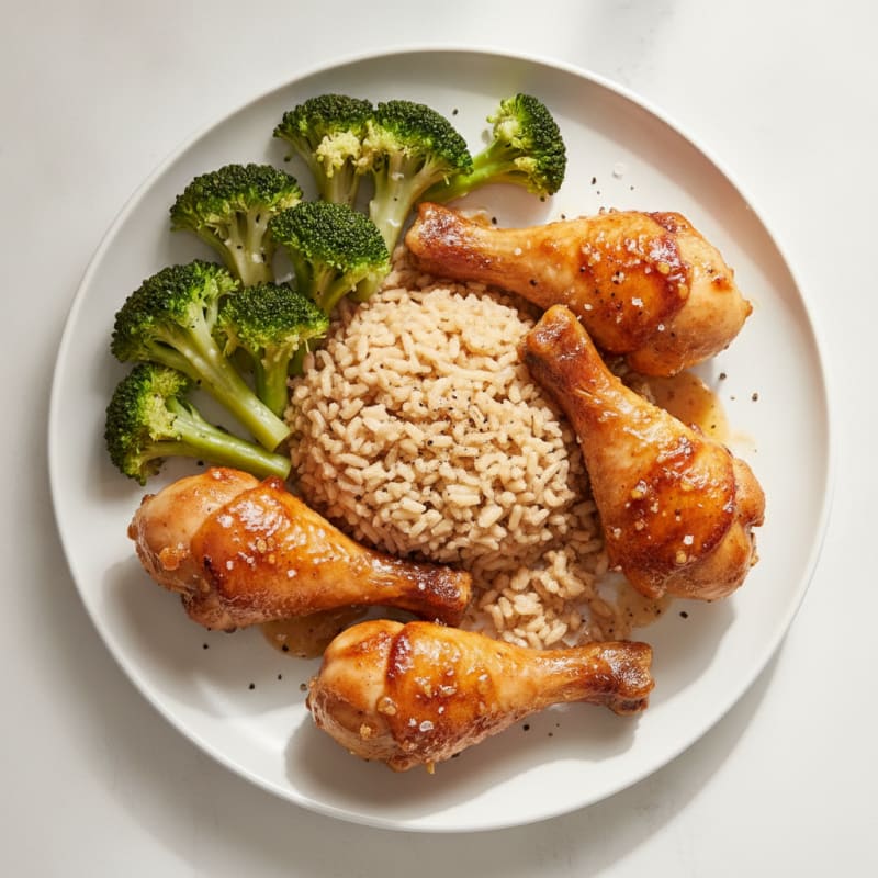 Air-Fried Honey-Garlic Chicken Drumsticks
