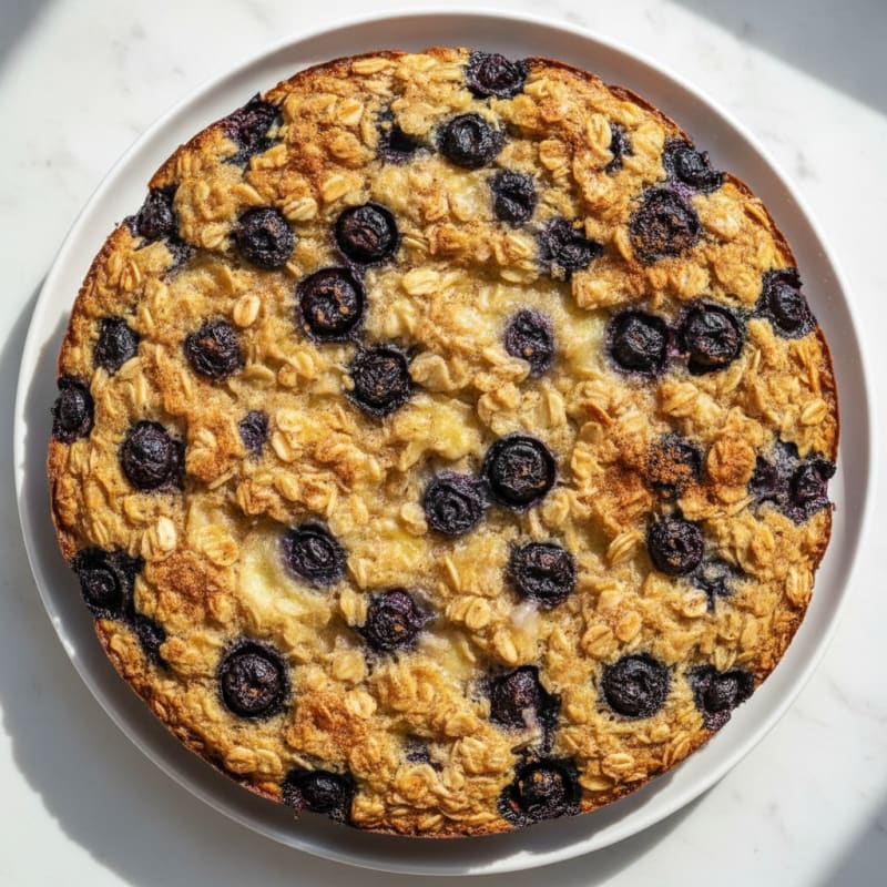 Blueberry Banana Oatmeal Bake