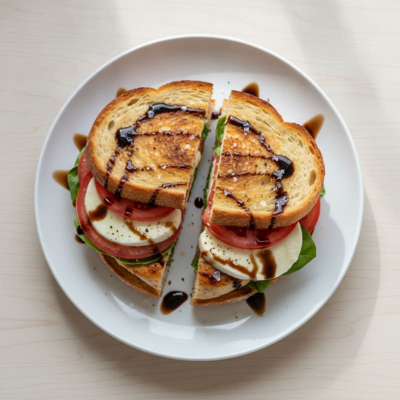 Grilled Caprese Chicken Sandwich