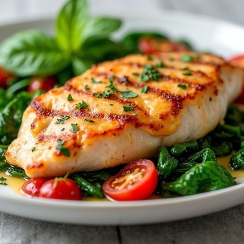 Creamy Sun-Dried Tomato Chicken with Spinach