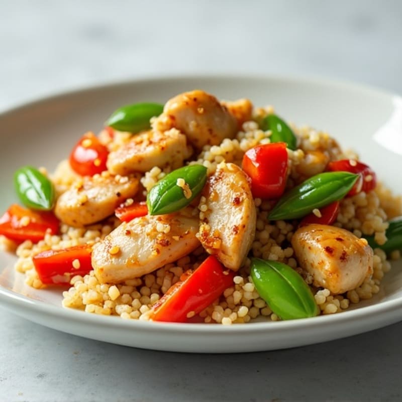 Cauliflower Rice Chicken Stir-Fry