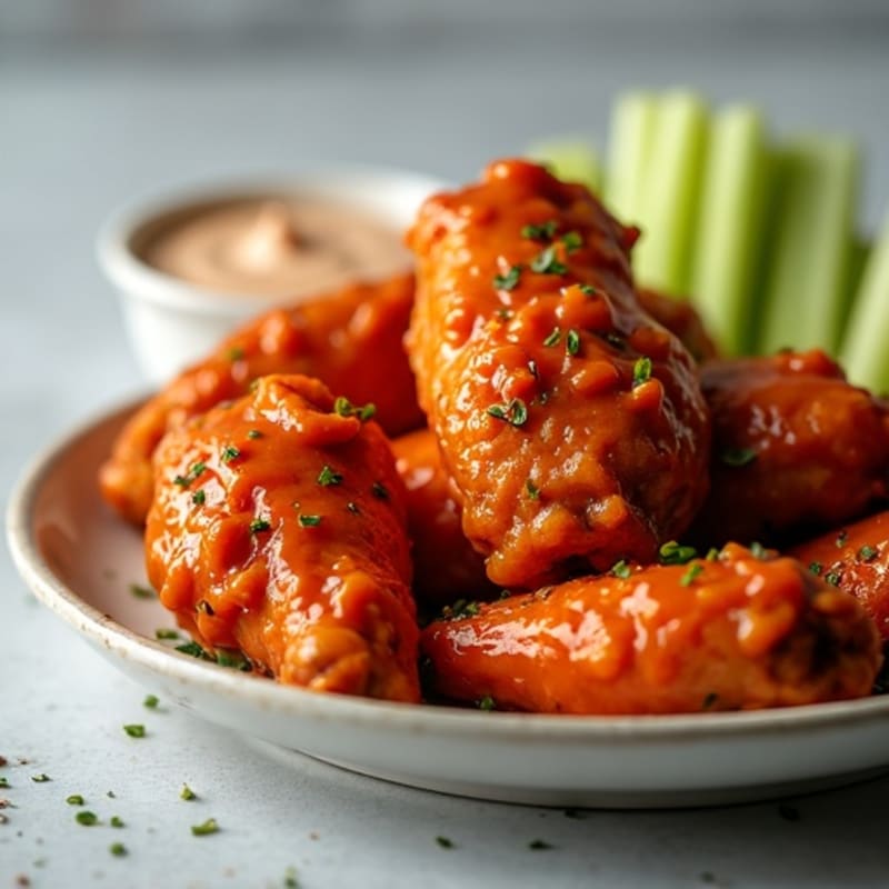 Crispy Baked Buffalo Chicken Wings