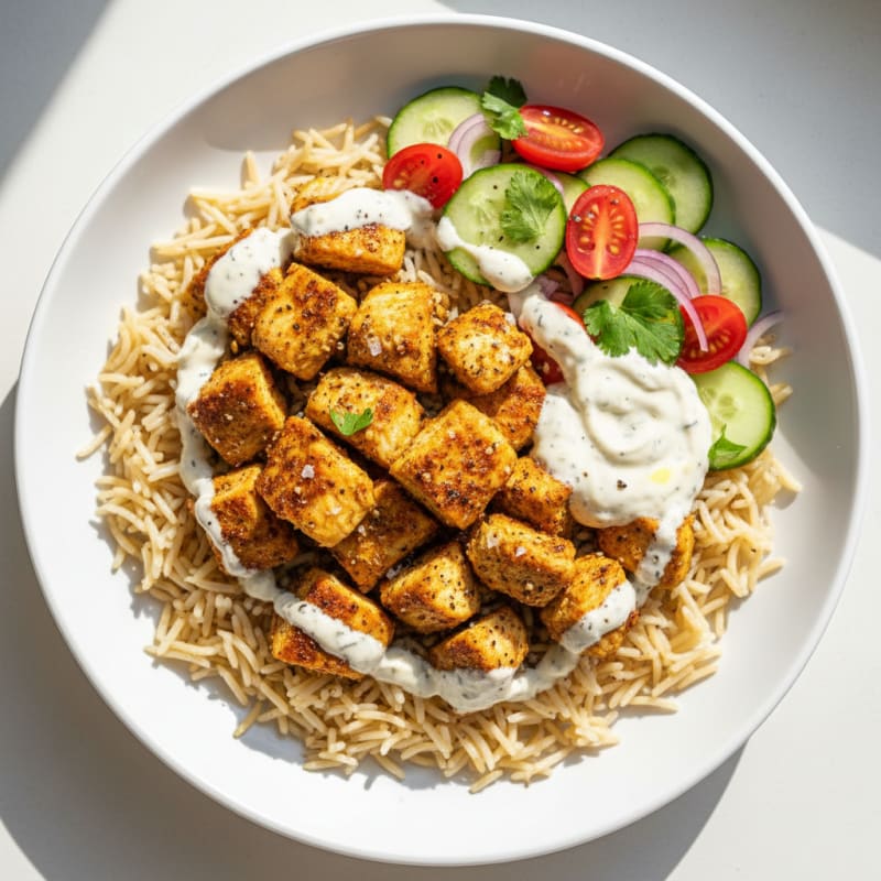 Chicken Shawarma Rice Bowl