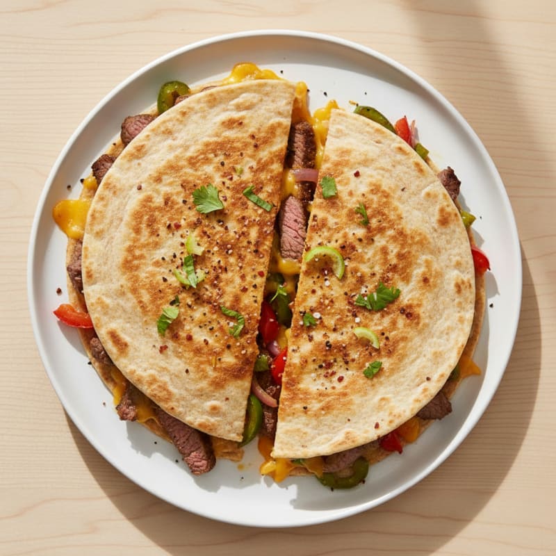 Crispy Chili-Lime Steak Quesadillas