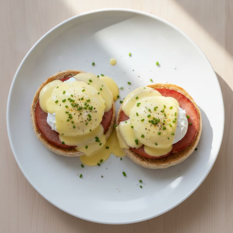 Classic Eggs Benedict with Hollandaise