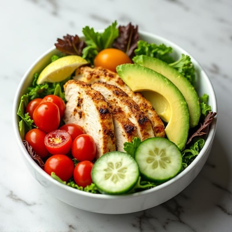 Crisp Avocado Salad Bowl