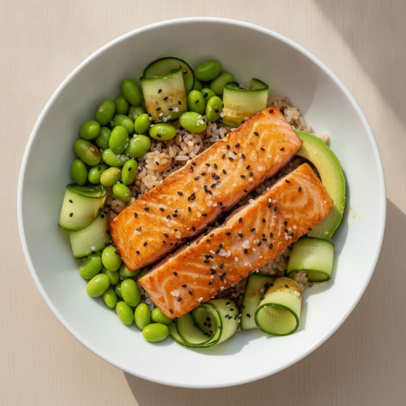 Salmon Sushi Rice Bowl