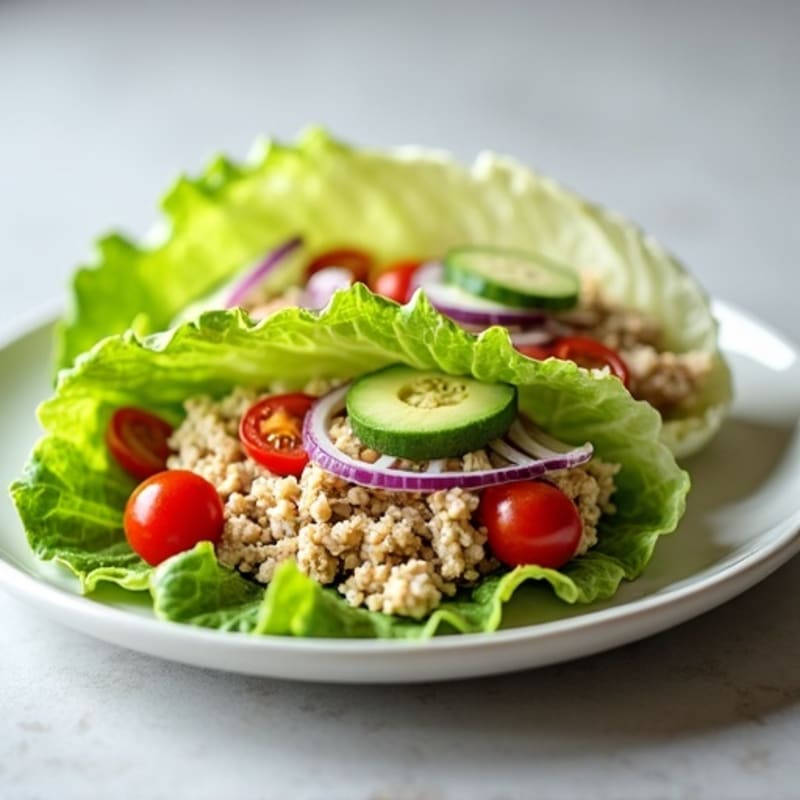 Creamy Avocado Turkey Lettuce Wrap