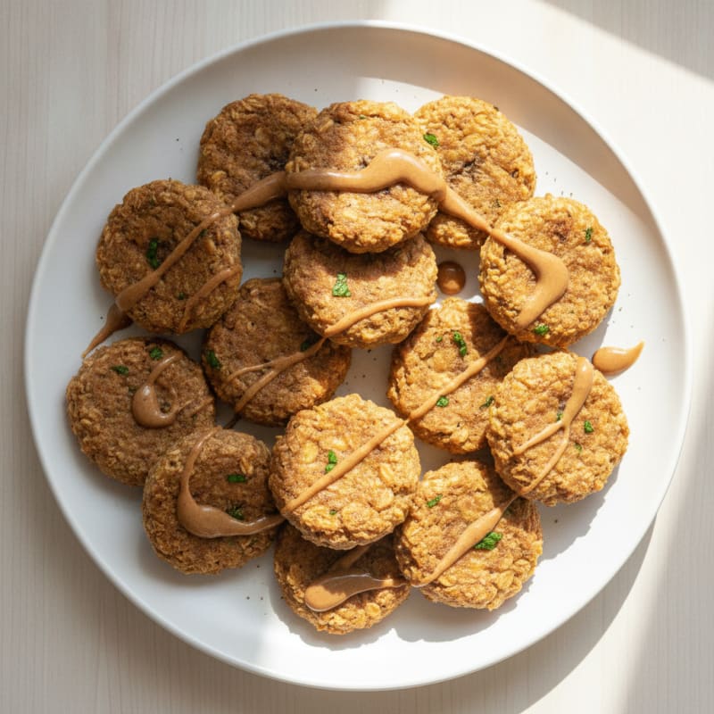 Banana Almond Butter Protein Power Bites