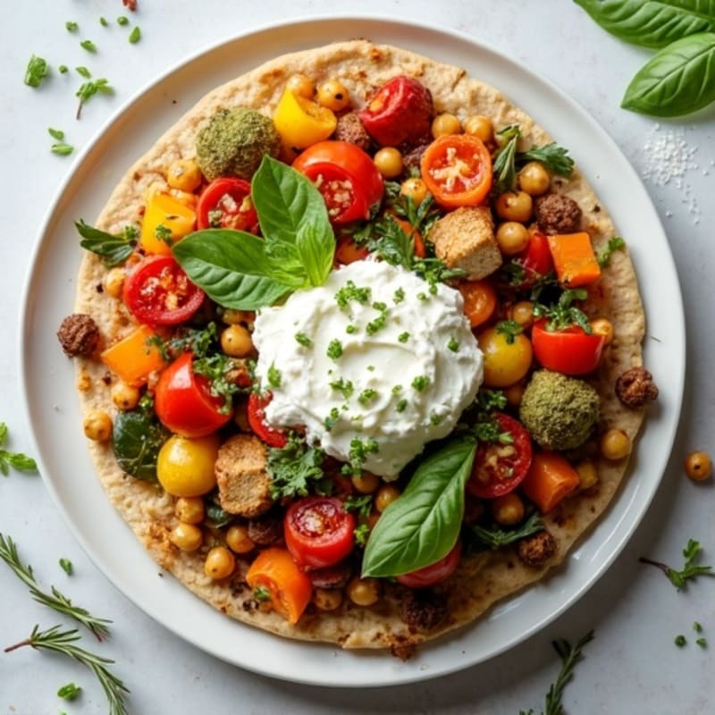 Herb-Roasted Vegetable Flatbread