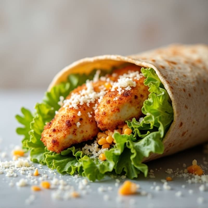 Crispy Chicken Caesar Wrap