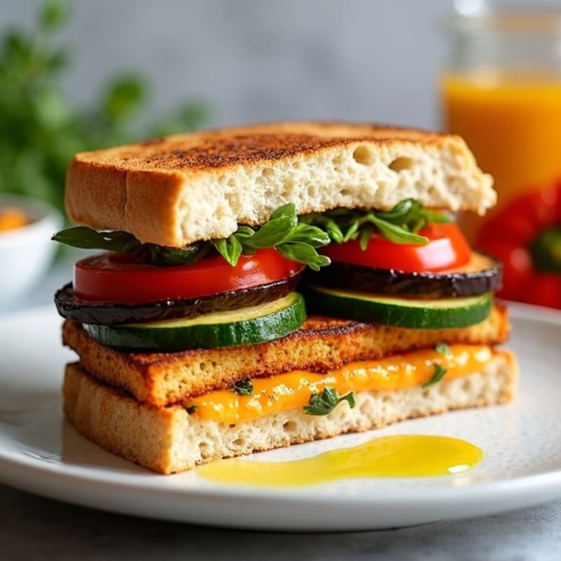 Hearty Grilled Vegetable Sandwich