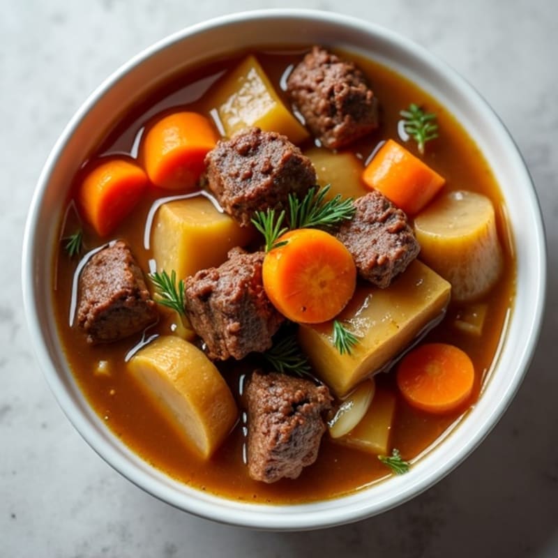 Hearty Beef and Root Vegetable Stew