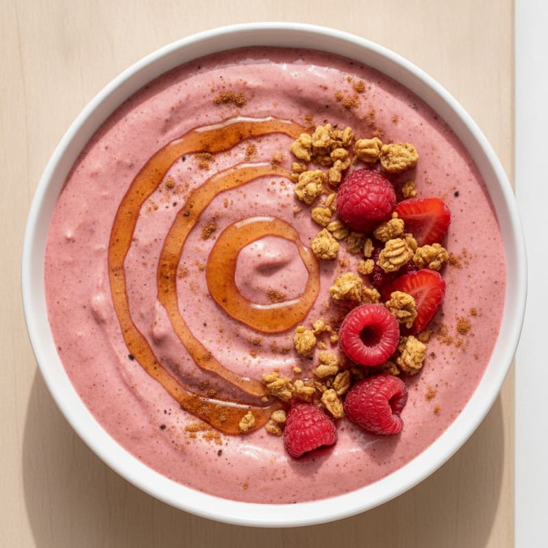 Berry Honey Greek Yogurt Smoothie