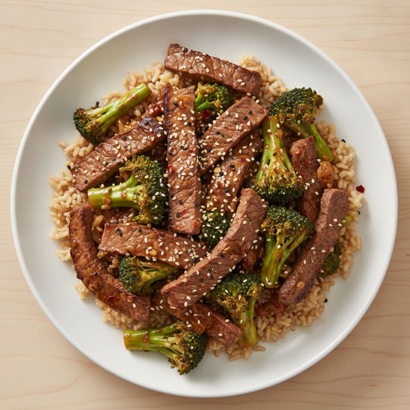 Sesame Beef and Broccoli Stir-Fry