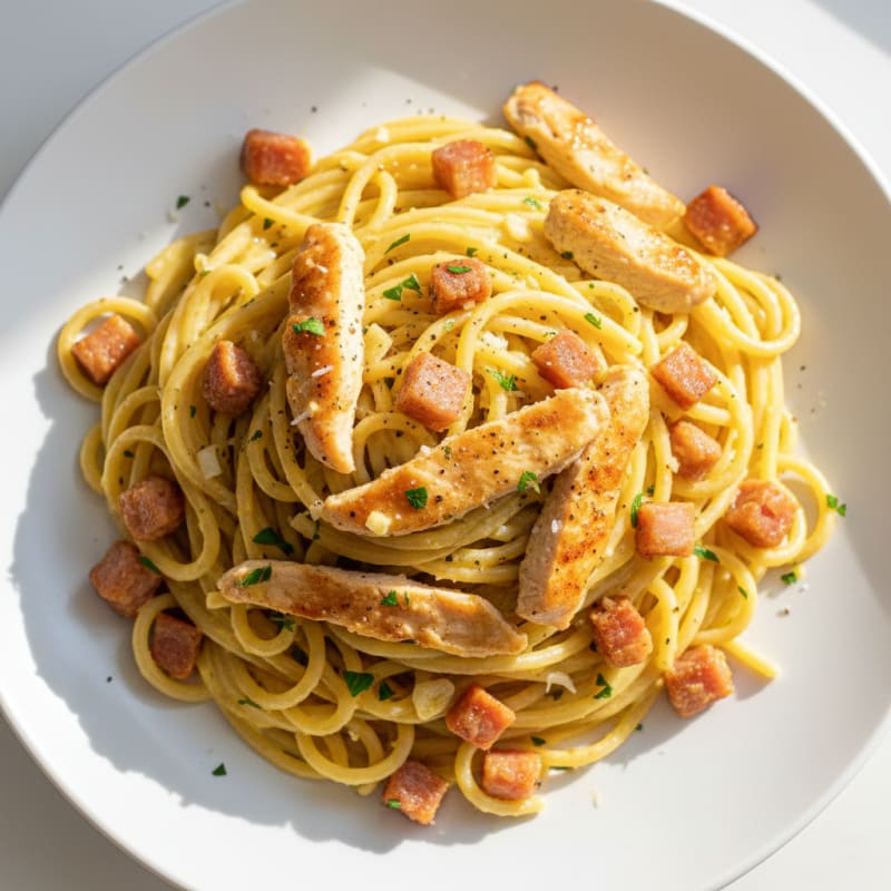 Creamy Pancetta Carbonara with Silky Egg Sauce