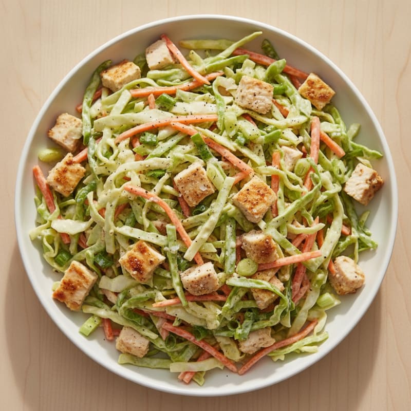 Classic Cabbage Slaw with Creamy Dressing