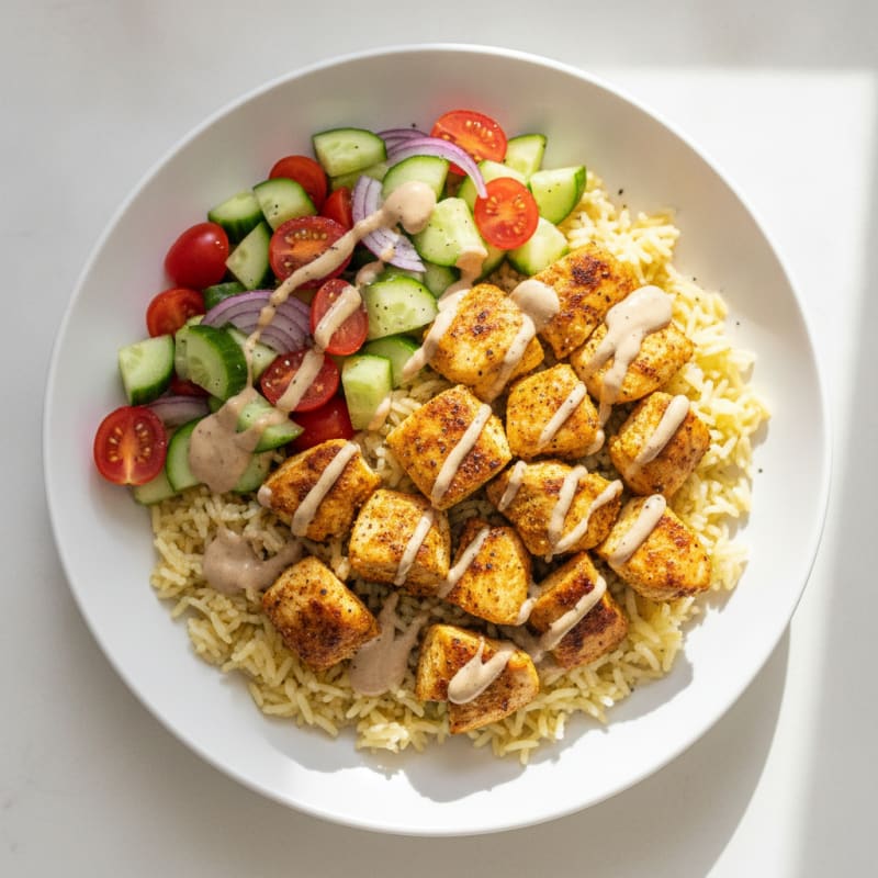 Chicken Shawarma Rice Bowl