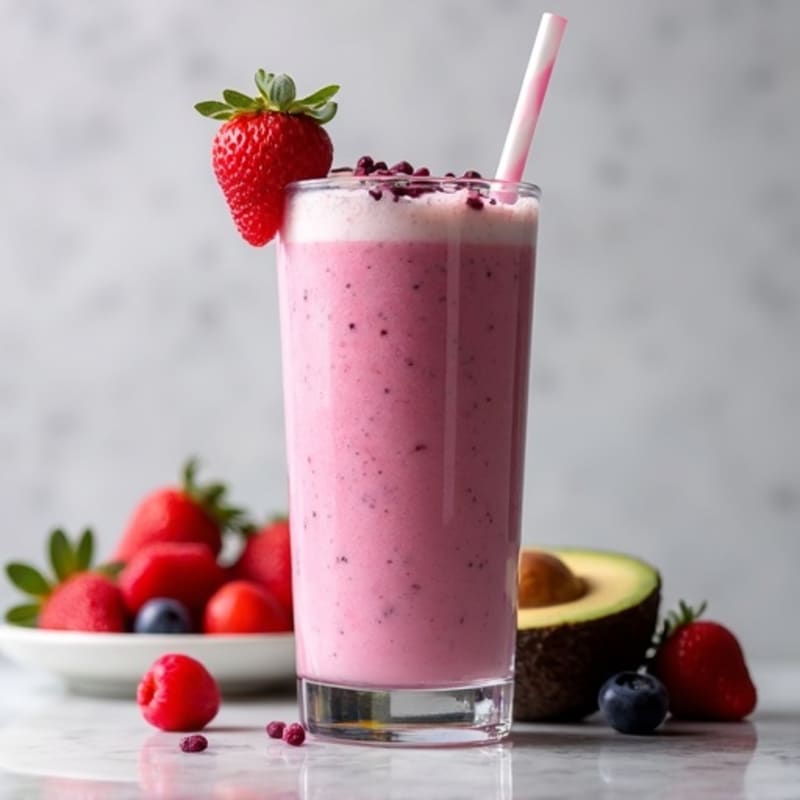 Creamy Berry Protein Smoothie