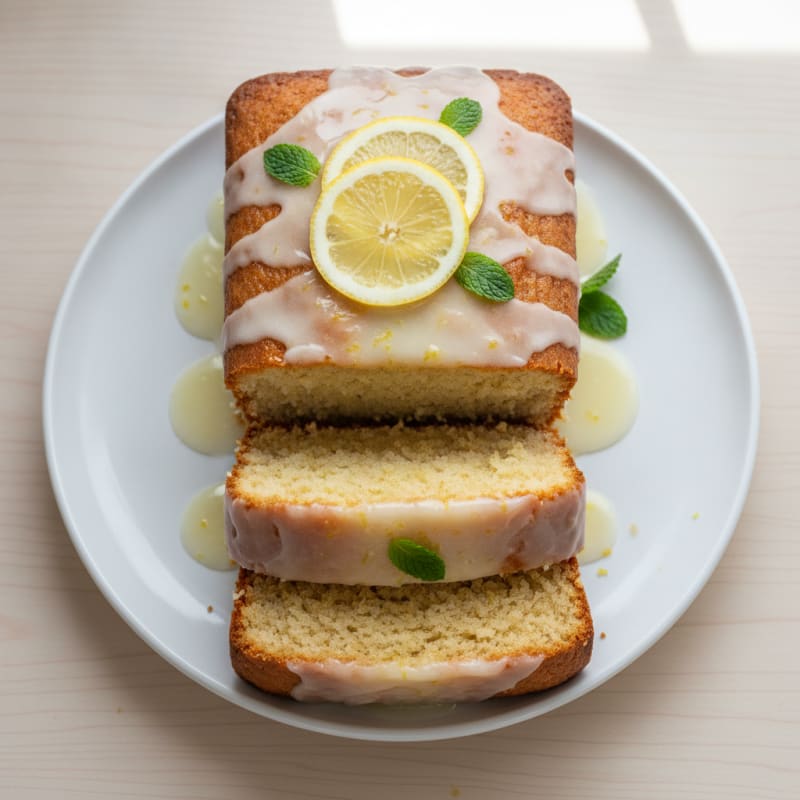 Classic Lemon Loaf with Glaze